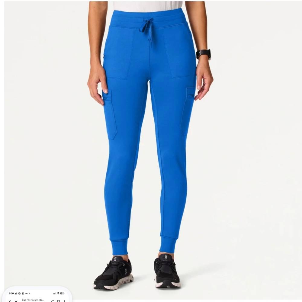 Jaanuu Royal Blue 10 Pocket Jogger Scrub Pant in Large